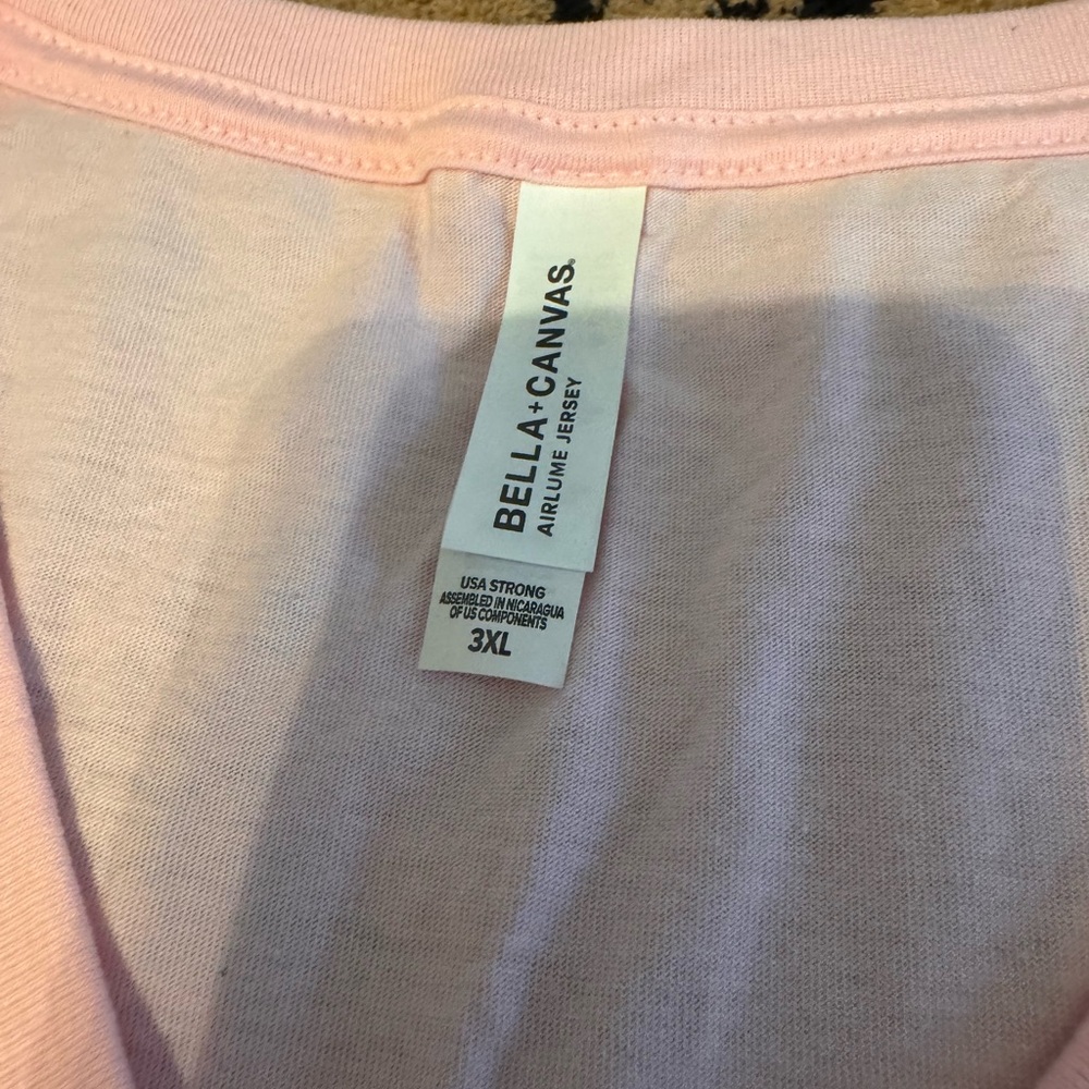 NWT Bella Canvas Blush Tee - Picture 3 of 4